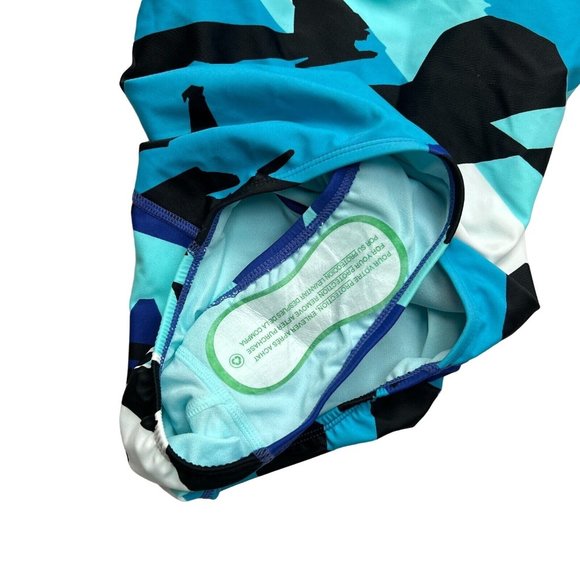 Champion Signature Racer One Piece Swimsuit Size SMALL 4 6 Strappy Back 27SF8026 - Picture 7 of 8